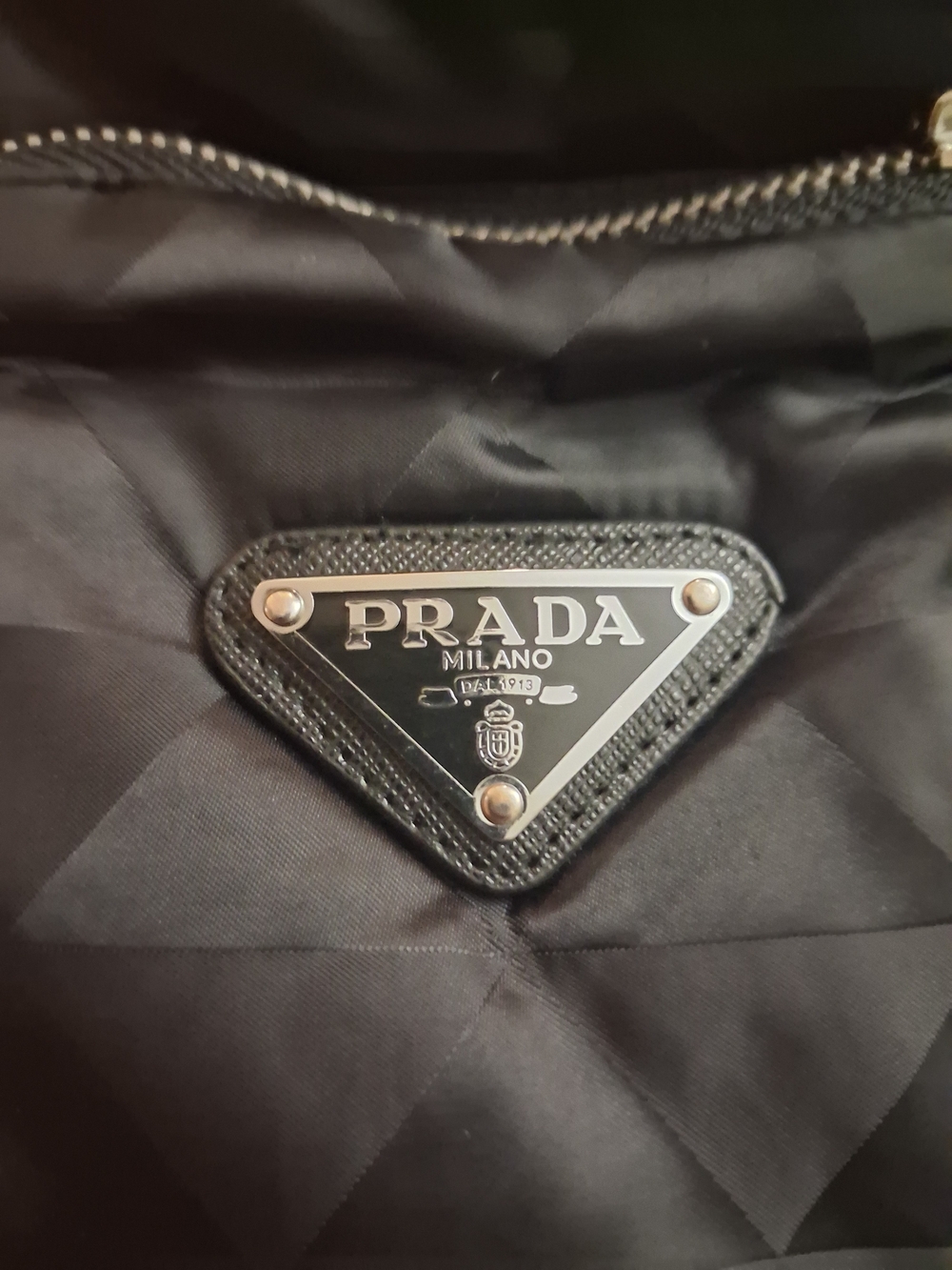 Prada Black Quilted Hooded Puffer Jacket - Picture 3 of 16